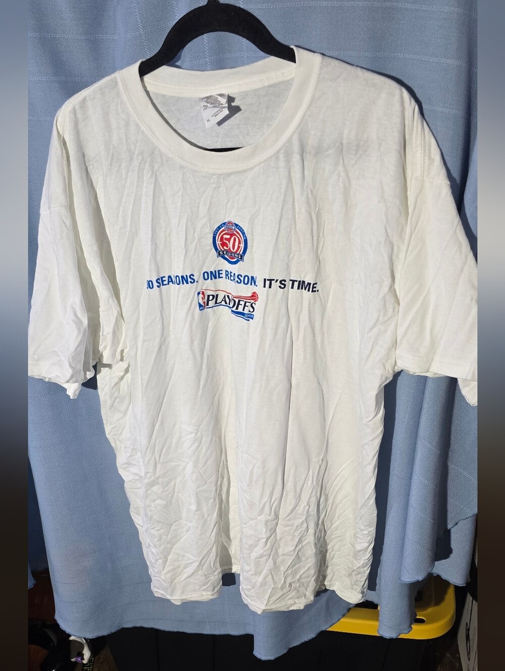 Detroit Pistons 50th Seasons Playoff Tee
